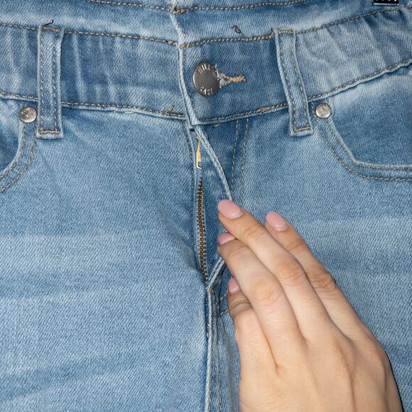 William Rast Blue Distressed Sculpting Ultra High Rise Jeans 27 - Picture 4 of 10